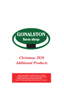 Christmas 2020 Additional Products FINAL FINAL 3.12.20.Indd