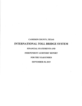 International Toll Bridge System
