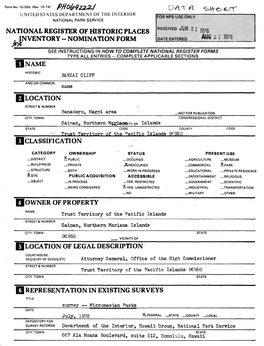 National Register of Historic Places . Inventory