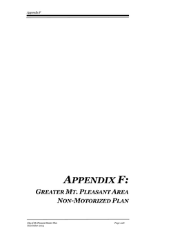 Appendix F: Greater Mt