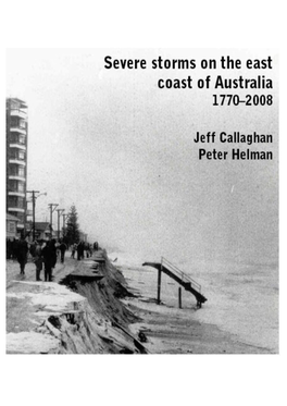 Severe Storms on the East Coast of Australia 1770–2008