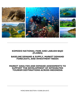 Komodo National Park and Labuan Bajo (Flores) Baseline Demand & Supply, Market Demand Forecasts, and Investment Needs