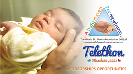 SPONSORSHIPS OPPORTUNITIESOPPORTUNITIES How a Safe Haven for Newborns Was Born