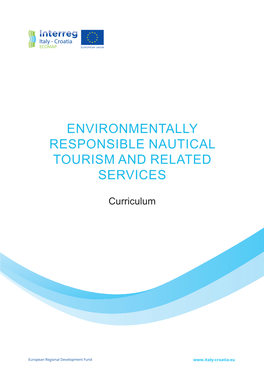 Environmentally Responsible Nautical Tourism and Related Services