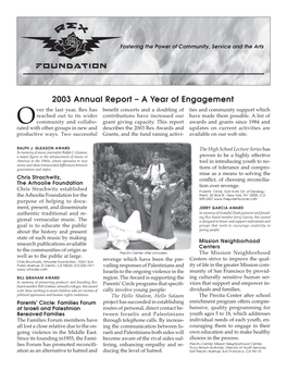 2003 Annual Report