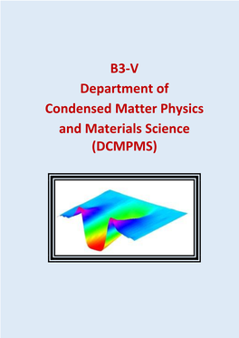 Evaluative Report of the Departments/Centres in TIFR