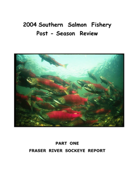 2004 Southern Salmon Fishery Post - Season Review