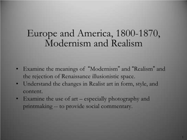 30.3 Modernism and Realism