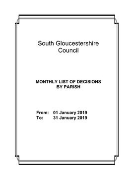 South Gloucestershire Council