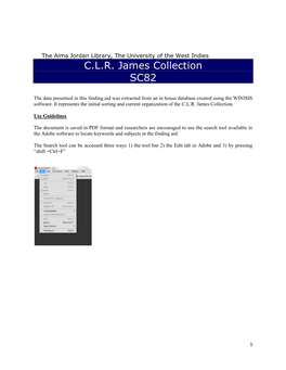C.L.R. James Collection SC82