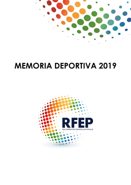 Memoria Deportiva 2019