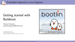 Getting Started with Buildroot