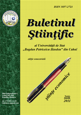 2011-Buletinul Științific