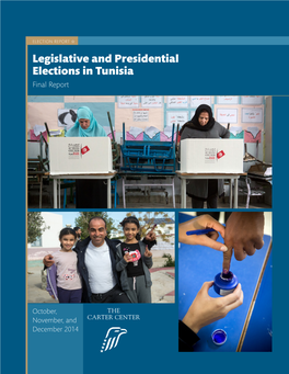 Legislative and Presidential Elections in Tunisia: Final Report