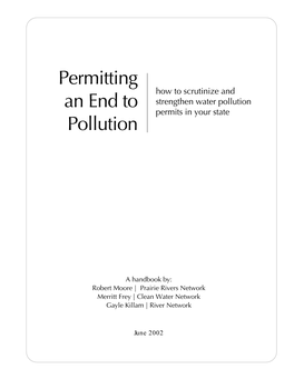 Permitting an End to Pollution