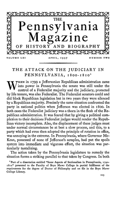 Pennsylvania Magazine of HISTORY and BIOGRAPHY