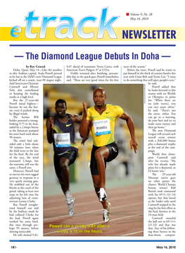 — the Diamond League Debuts in Doha —