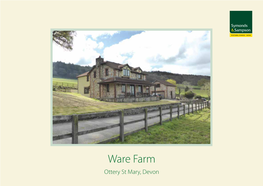 Ware Farm Ottery St Mary, Devon