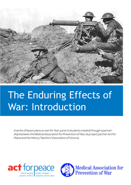 The Enduring Effects of War: Introduction