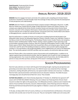 Annual Report:2018-2019