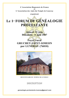 L'association Des Amis Du Temple De Luneray