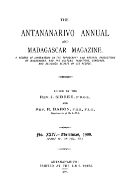 Antananarivo Annual