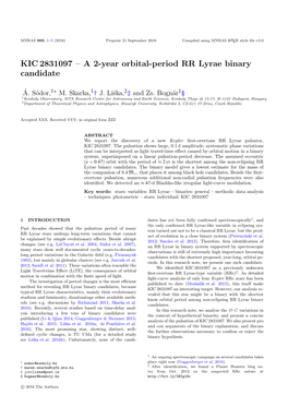 A 2-Year Orbital-Period RR Lyrae Binary Candidate