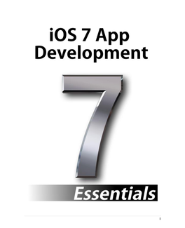 Ios 7 App Development Essentials