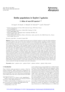 Stellar Populations in Seyfert 2 Galaxies