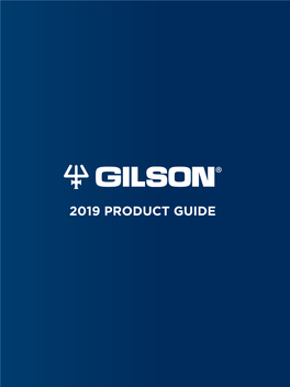 2019 Product Guide About Us Table of Contents