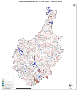 Land Identified for Afforestation in the Forest Limits of Chitradurga District