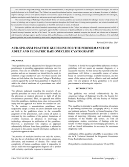 Radionuclide Cystography 138