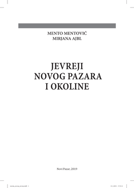 Jevreji Novog Pazara I Okoline