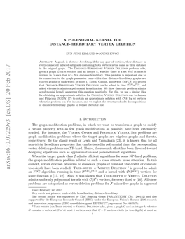 Polynomial Kernel for Distance-Hereditary Deletion