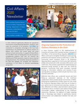 Civil Affairs Newsletter