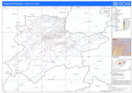 Daykundi Province - Reference Map