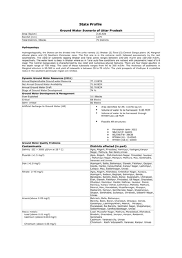 State Profiles of Uttar Pradesh