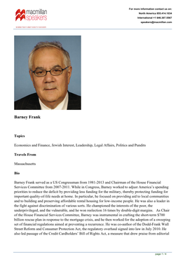 Barney Frank