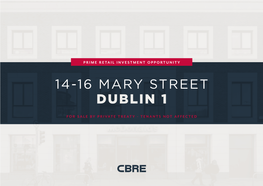 14-16 Mary Street Dublin 1