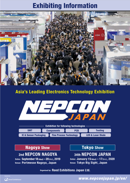NEPCON in Japan : Asia’S Leading Electronics Technology Show Visitors