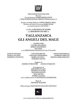 Vallanzasca Gli Angeli Del Male