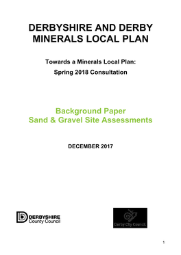 Chapter 6.2B Sand and Gravel Site Assessments