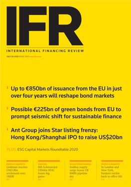 Up to €850Bn of Issuance from the EU in Just Over Four Years Will Reshape Bond Markets