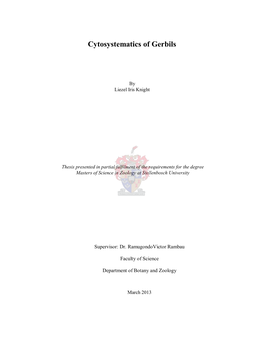 Cytosystematics of Gerbils