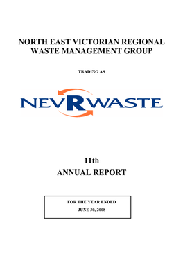 North East Victorian Regional Waste Management Group