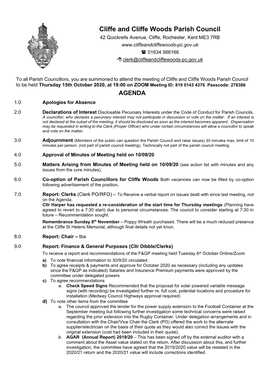 Cliffe and Cliffe Woods Parish Council