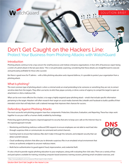 Watchguard Phishing Solution Brief