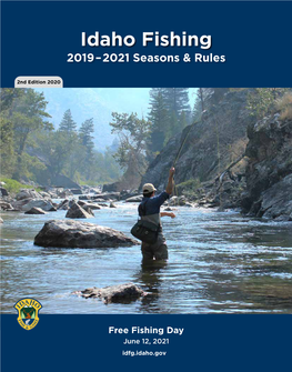 Idaho Fishing Seasons & Rules 2019-2021