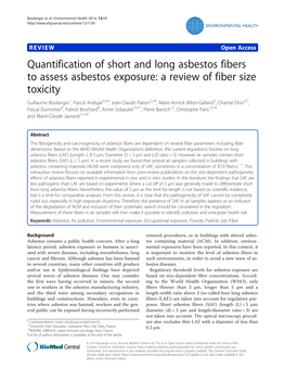 A Review of Fiber Size Toxicity