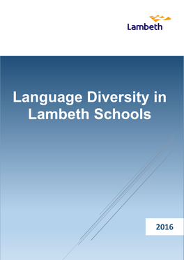 Language Diversity in Lambeth Schools